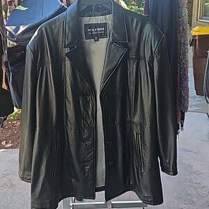 WILSONS Leather Coat Plus Sz 3X